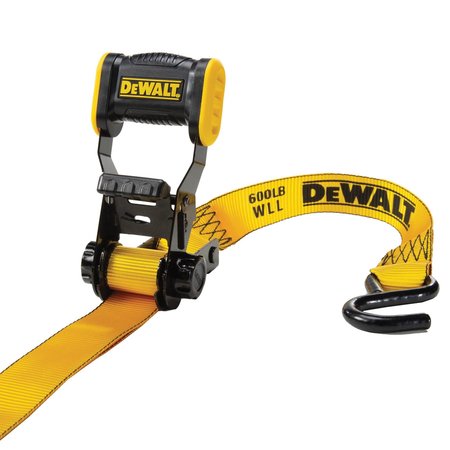 Dewalt 12' x 1.25 in Ratchet Straps, 1800 lb, 4PK DXBC18004